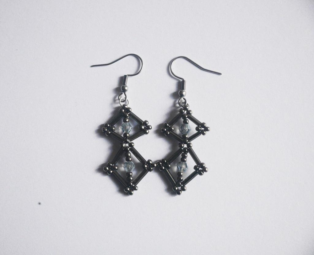 Triceratium Spécimen n°1 • Boucles d'oreilles