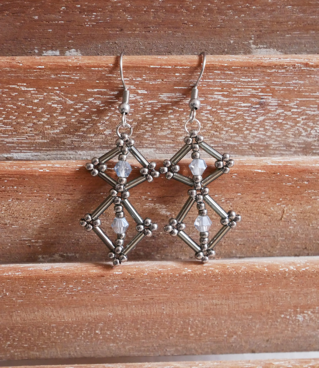 Triceratium Spécimen n°1 • Boucles d'oreilles
